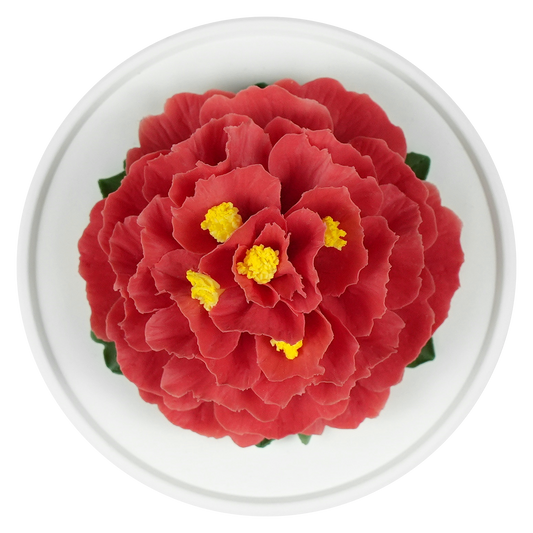 Red Layered Petals Peony - floracera