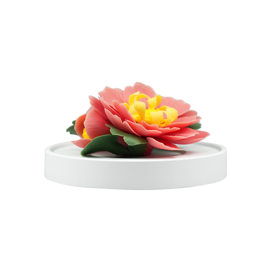 Handmade Ceramic Flower Diffuser (3S1L peony)