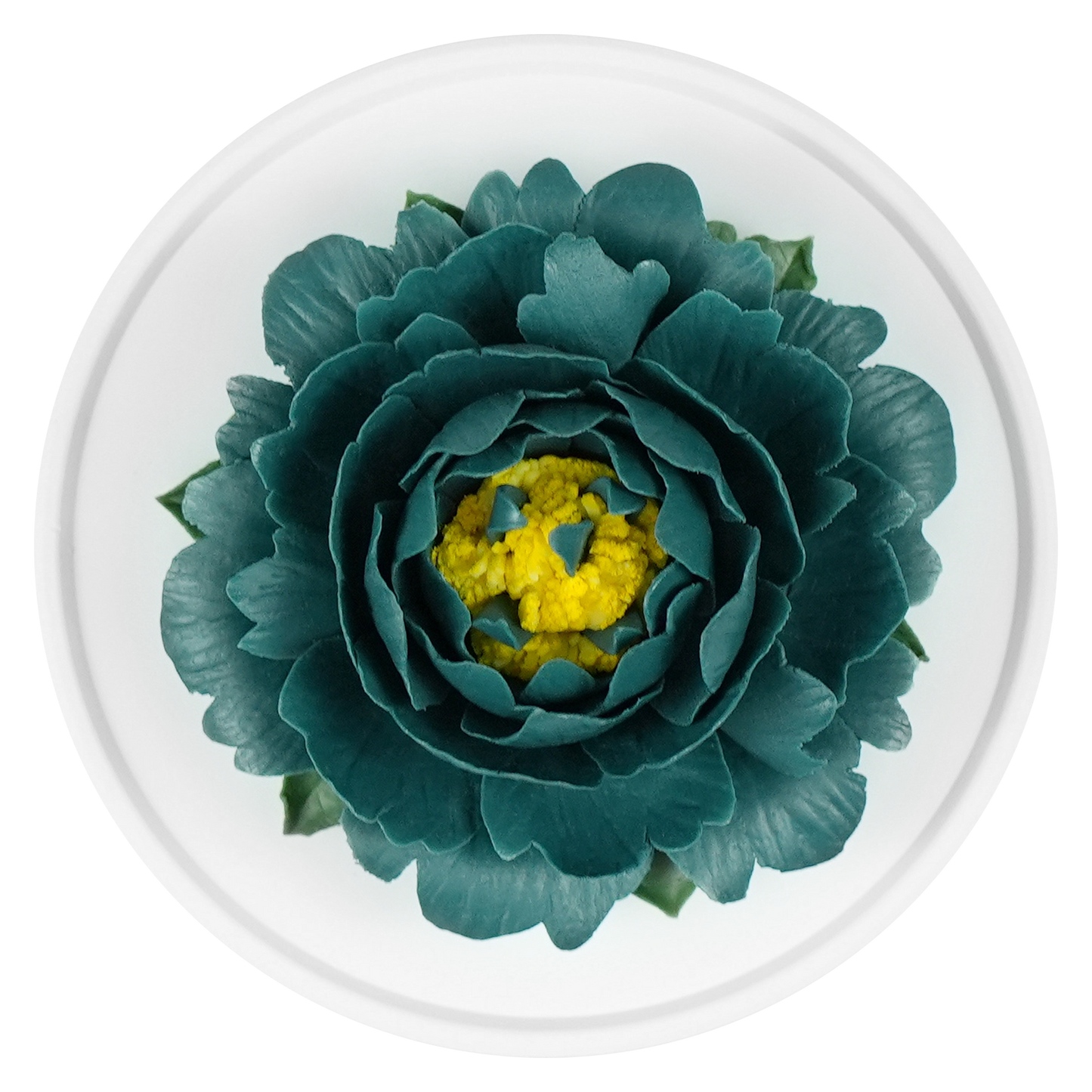 Dark Green Peony - floracera