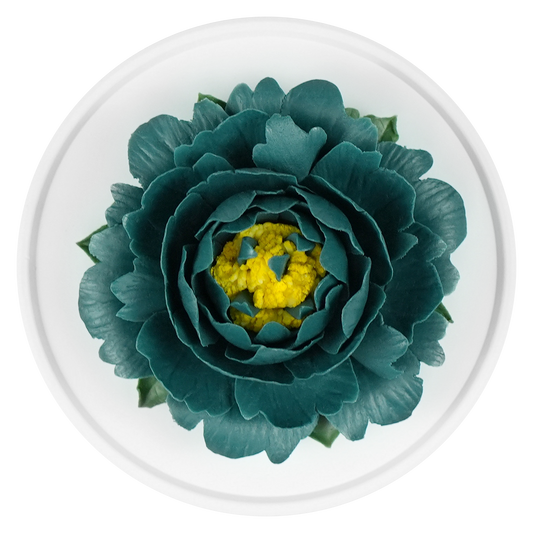 Dark Green Peony - floracera