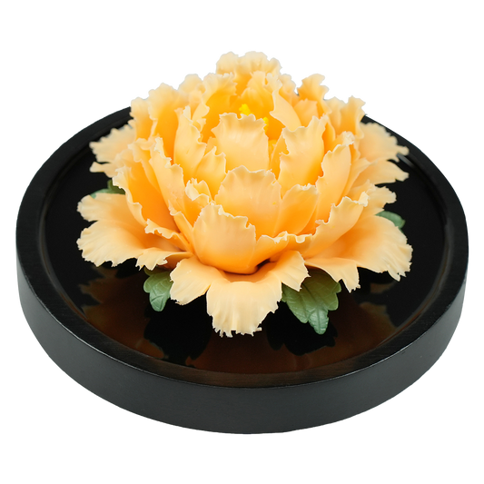 Orange Peony - floracera
